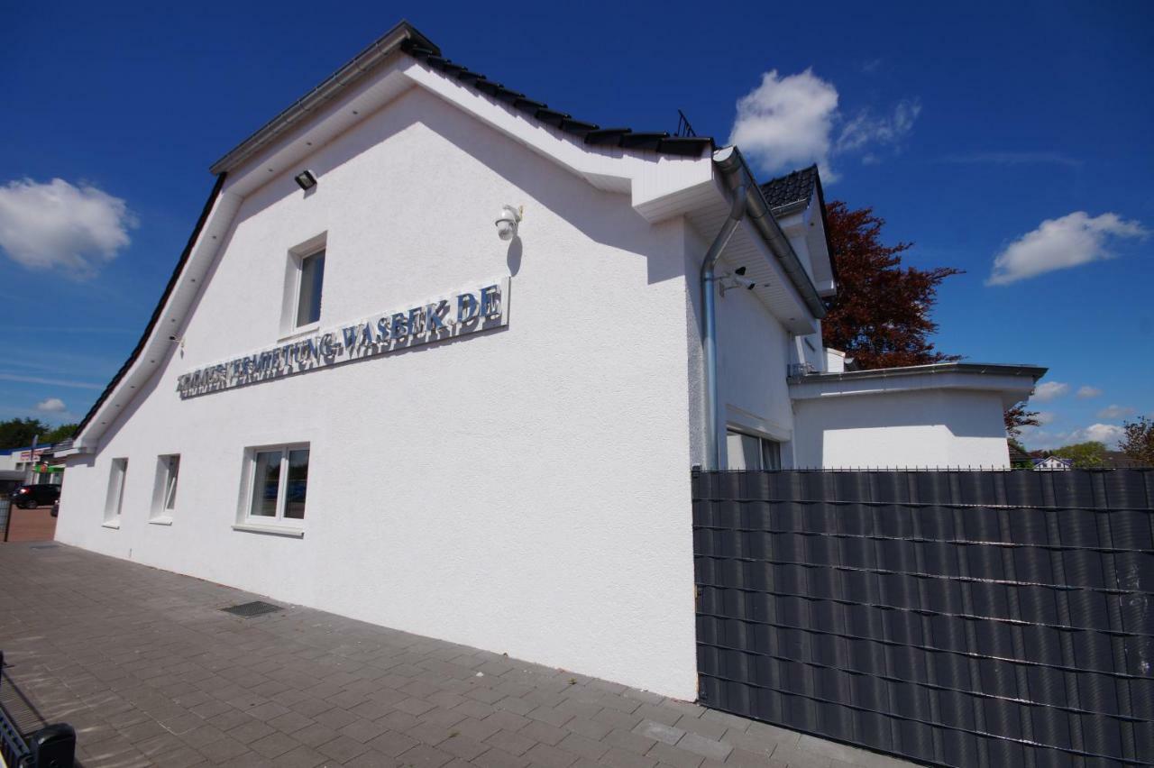 Pension / Zimmervermietung Wasbek Buitenkant foto